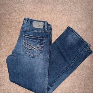 BKE Men's Classic Indigo Straight Jeans